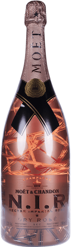 送料無料 | ロゼスパークリングワイン Moët & Chandon N.I.R. Nectar Impérial Rosé A.O.C. Champagne シャンパン フランス Pinot Black, Chardonnay, Pinot Meunier マグナムボトル 1,5 L