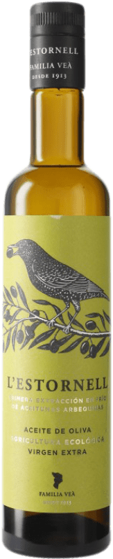 Free Shipping | Olive Oil L'Estornell EVOO Extra Virgin Spain Eco — Organic Medium Bottle 50 cl