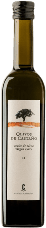 Kostenloser Versand | Olivenöl Olivos de Castaño E-NOL Extra Nativ Region von Murcia Spanien Medium-Flasche 50 cl