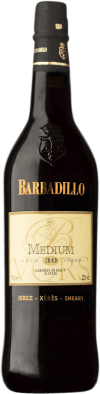 免费送货 | 强化酒 Barbadillo Oloroso Medium Very Old Rare Sherry VORS D.O. Jerez-Xérès-Sherry 安达卢西亚 西班牙 Palomino Fino, Pedro Ximénez 75 cl