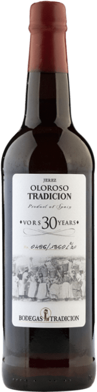 104,95 € Envio grátis | Vinho Generoso Fortificado Tradición Oloroso VORS Very Old Rare Sherry — Muito Velho e Raro D.O. Jerez-Xérès-Sherry 30 Anos