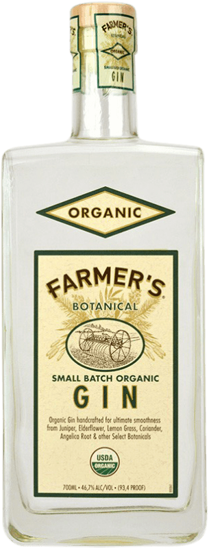 Envio grátis | Genever Gin Farmer's Reserve Estados Unidos Organic — Bio 70 cl