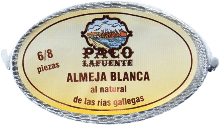 51,95 € Бесплатная доставка | Conservas de Marisco Conservera Gallega Paco Lafuente Almeja Blanca al Natural 6/8 Куски