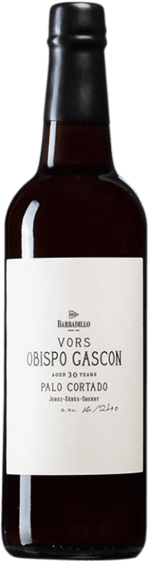 Free Shipping | Fortified Wine Barbadillo Obispo Gascón Palo Cortado D.O. Jerez-Xérès-Sherry Andalusia Spain Palomino Fino 75 cl