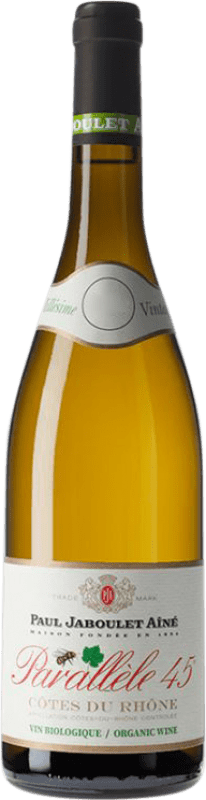 10,95 € Free Shipping | White wine Jaboulet Aîné Parallèle 45 Blanc A.O.C. Côtes du Rhône France Grenache White, Viognier, Marsanne, Bourboulenc Bottle 75 cl