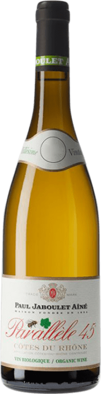 免费送货 | 白葡萄酒 Paul Jaboulet Aîné Parallèle 45 A.O.C. Côtes du Rhône 法国 Garnacha — 歌海娜, Viognier — 维欧涅, Marsanne — 马尔萨讷, Bourboulenc — 布布兰克 75 cl