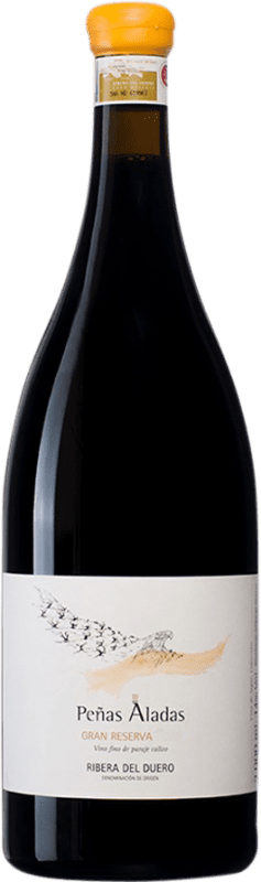 1 163,95 € Free Shipping | Red wine Dominio del Águila Peñas Aladas Gran Reserva 2010 D.O. Ribera del Duero Castilla y León Spain Tempranillo, Bruñal, Albillo Criollo Jéroboam Bottle-Double Magnum 3 L