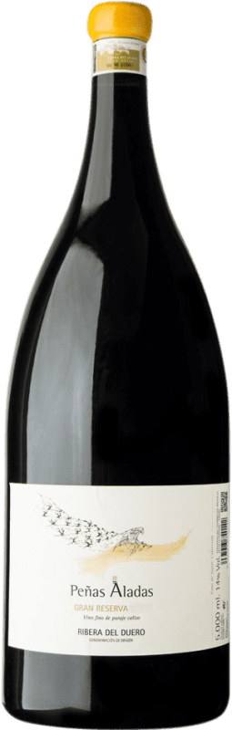 1 732,95 € Free Shipping | Red wine Dominio del Águila Peñas Aladas Gran Reserva 2010 D.O. Ribera del Duero Castilla y León Spain Tempranillo, Bruñal, Albillo Criollo Special Bottle 5 L
