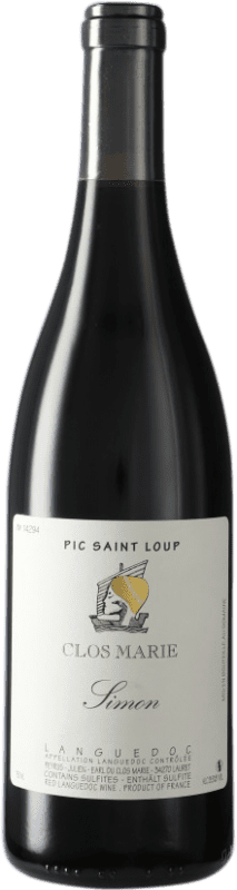 Spedizione Gratuita | Vino rosso Clos Marie Pic Saint Loup Cuvée Simon A.O.C. Pic Saint-Loup Linguadoca-Rossiglione Francia Grenache 75 cl