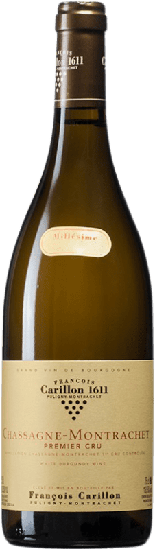 Free Shipping | White wine François Carillon Premier Cru A.O.C. Chassagne-Montrachet Burgundy France Chardonnay 75 cl