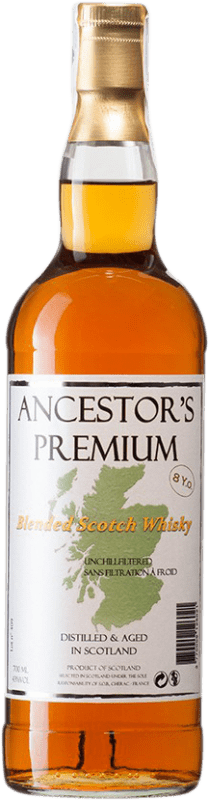 Envoi gratuit | Blended Whisky Ancestor's Premium Blended Ecosse Royaume-Uni 8 Ans 70 cl