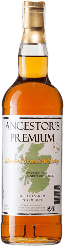 Envio grátis | Whisky Blended Ancestor's Premium Escócia Reino Unido 8 Anos 70 cl