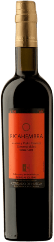 免费送货 | 红葡萄酒 Bodegas Iglesias Rica Hembra D.O. Condado de Huelva 安达卢西亚 西班牙 Pedro Ximénez, Zalema — 萨莱马 中瓶装 50 cl