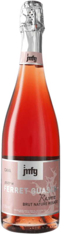 16,95 € | Розовое игристое вино Ferret Guasch Rosat Природа Брута Гранд Резерв D.O. Cava Испания Grenache, Pinot Black, Trepat 75 cl