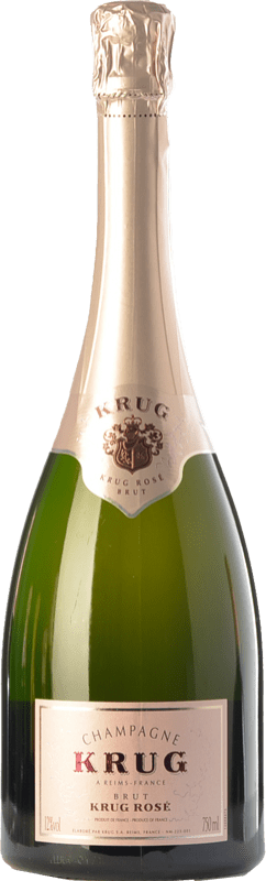 Free Shipping | Rosé sparkling Krug Rosé Brut A.O.C. Champagne Champagne France Pinot Black, Chardonnay, Pinot Meunier 75 cl