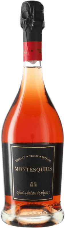22,95 € Free Shipping | Rosé Sparkling Wine Cava Montesquius Brut Nature Rosé Grand Reserve — Long Barrel-Aged D.O. Cava