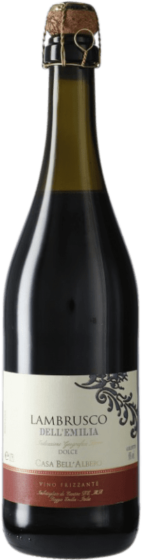 7,95 € Envio grátis | Espumante tinto Casa Bell'Albero Rosso I.G.T. Emilia Romagna