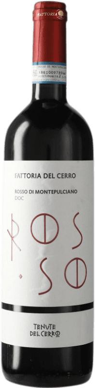 11,95 € | Red wine Fattoria del Cerro Rosso D.O.C.G. Vino Nobile di Montepulciano Tuscany Italy Sangiovese, Mammolo Bottle 75 cl