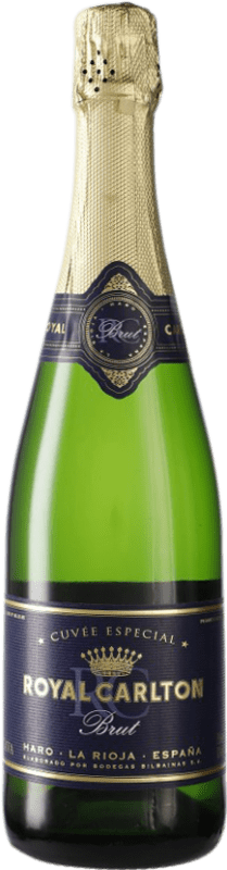 19,95 € 送料無料 | 白スパークリングワイン Bodegas Bilbaínas Royal Carlton Brut D.O. Cava