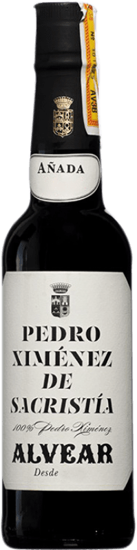 Free Shipping | Fortified wine Alvear Sacristía D.O. Montilla-Moriles Spain Pedro Ximénez Half Bottle 37 cl