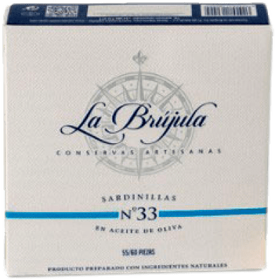 Conservas de Pescado La Brújula Sardinillas 55/60 Pieces