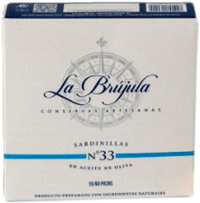 Conserves de Poisson La Brújula Sardinillas 55/60 Pièces