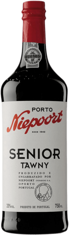 27,95 € | Red wine Niepoort Senior Tawny I.G. Porto Porto Portugal Touriga Franca, Touriga Nacional, Tinta Roriz Bottle 75 cl