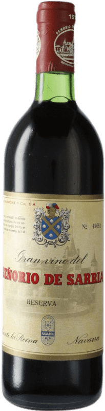 28,95 € Spedizione Gratuita | Vino rosso Señorío de Sarría Señorío de Sarrià Riserva D.O. Navarra