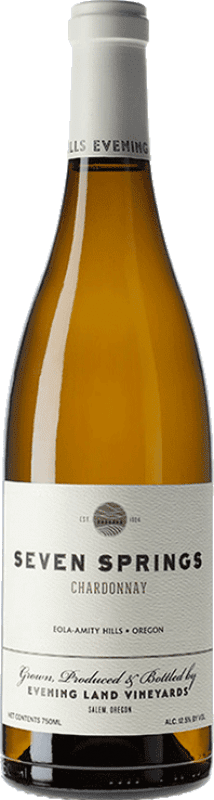 Free Shipping | White wine Evening Land Seven Springs Oregon United States Chardonnay 75 cl