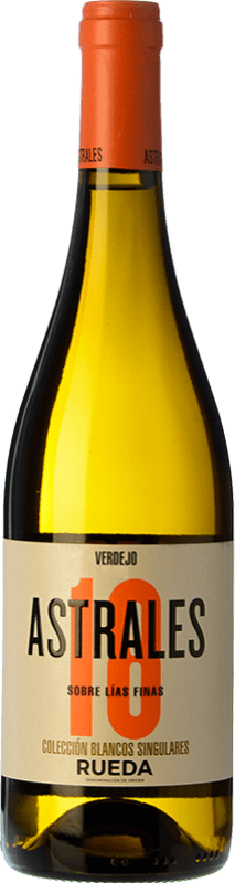 17,95 € Free Shipping | White wine Astrales Sobre Lías Finas D.O. Rueda Castilla y León Spain Verdejo Bottle 75 cl