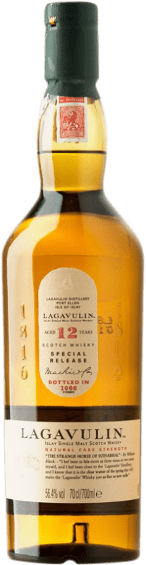 Kostenloser Versand | Single Malt Whisky Lagavulin Limitierte Edition Islay Großbritannien 12 Jahre 70 cl