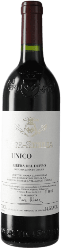 406,95 € | Красное вино Vega Sicilia Único D.O. Ribera del Duero Кастилия-Леон Испания Tempranillo, Cabernet Sauvignon 75 cl