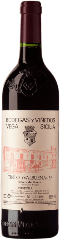 203,95 € Free Shipping | Red wine Vega Sicilia Valbuena 5º Año Reserve D.O. Ribera del Duero