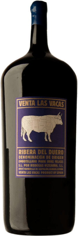 3 502,95 € Free Shipping | Red wine Vizcarra Venta las Vacas 2010 D.O. Ribera del Duero Castilla y León Spain Tempranillo Botella Goliath 27 L
