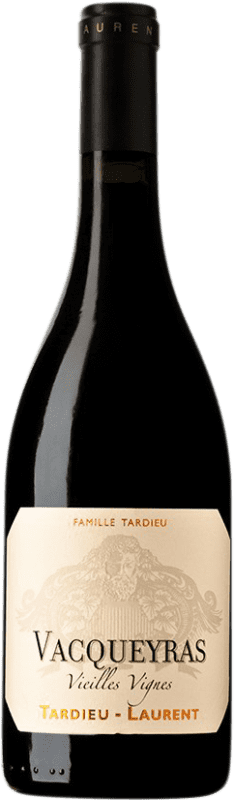 Kostenloser Versand | Rotwein Tardieu-Laurent Vieilles Vignes VV Alte Reben Alterung A.O.C. Vacqueyras Rhône Frankreich Syrah, Grenache 75 cl
