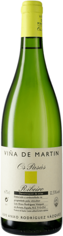 Envio grátis | Vinho branco Luis Anxo Viña de Martín Os Pasás D.O. Ribeiro Galiza Espanha Torrontés, Treixadura, Albariño, Lado 75 cl