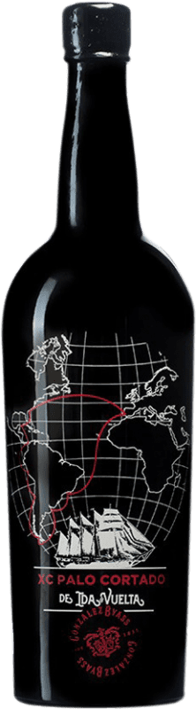 Envio grátis | Vinho Generoso Fortificado González Byass XC de Ida y Vuelta Palo Cortado 1990 D.O. Jerez-Xérès-Sherry Andaluzia Espanha Palomino Fino 75 cl