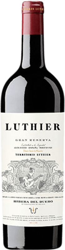 Бесплатная доставка | Красное вино Territorio Luthier Гранд Резерв D.O. Ribera del Duero Кастилия-Леон Испания Tempranillo, Merlot, Grenache 75 cl