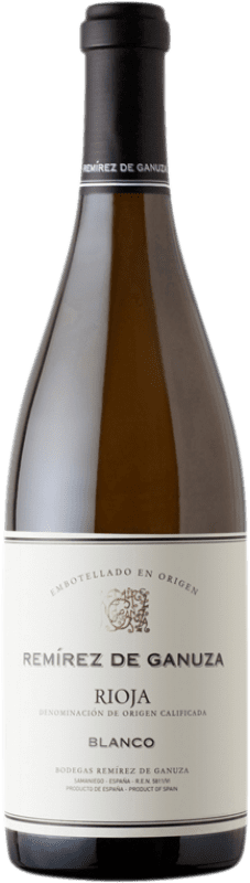 71,95 € Envío gratis | Vino Blanco Remírez de Ganuza Reserva D.O.Ca. Rioja Botella Magnum 1,5 L