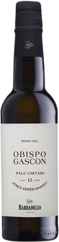 39,95 € Free Shipping | Fortified wine Barbadillo Obispo Gascón Palo Cortado D.O. Jerez-Xérès-Sherry Half Bottle 37 cl