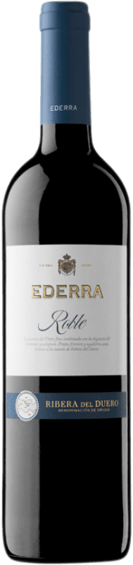 10,95 € | Красное вино Bodegas Bilbaínas Ederra Дуб D.O. Ribera del Duero Кастилия-Леон Испания Tempranillo, Cabernet Sauvignon 75 cl
