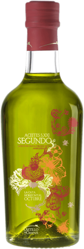 Envio grátis | Azeite de Oliva Castillo de Canena Segundo Cata Horizontal Octubre Andaluzia Espanha Arbequina Meia Garrafa 37 cl