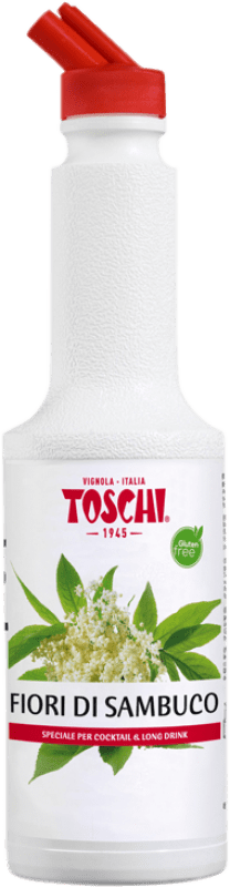 Envoi gratuit | Schnapp Toschi Puré Flor de Saúco Italie 1 L Sans Alcool