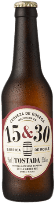 Beer Sherry Beer 15&30 Tostada Barrica Oak One-Third Bottle 33 cl