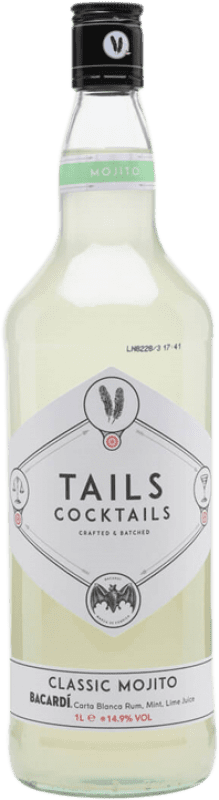 Free Shipping | Schnapps Bacardí Tails Cocktails Mojito Classic Italy 1 L