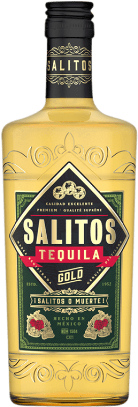 Envoi gratuit | Tequila Salitos Gold — Édition Or Allemagne 70 cl
