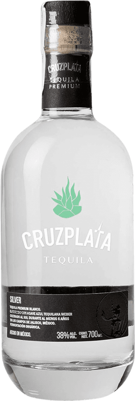 Envío gratis | Tequila Cruzplata Blanco México 70 cl