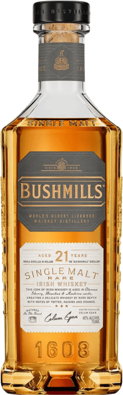 Envio grátis | Whisky Single Malt Bushmills Irlanda 21 Anos 70 cl