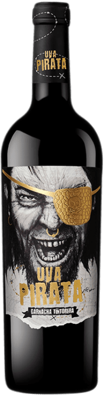9,95 € | Красное вино Vicente Gandía Uva Pirata D.O. Valencia Сообщество Валенсии Испания Grenache Tintorera 75 cl