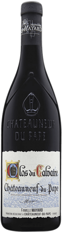 Envío gratis | Vino Tinto Domaine Mayard Vignobles Clos du Calvaire Cuvée A.O.C. Châteauneuf-du-Pape Provence Francia Syrah, Garnacha, Cinsault 75 cl
